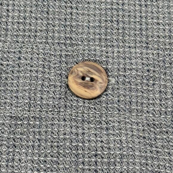 VTG SIGNUM Long Sleeve Button-Up Shirt SzXXL Microcheck Minimalist Germany Made - Picture 5 of 9